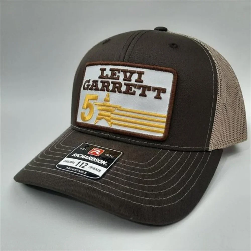 Levi Garrett Chew Embroidered Patch Richardson 112 Trucker Cap Racing Vintage
